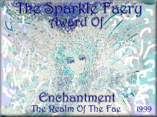 Awarded by the Sparkle Faery